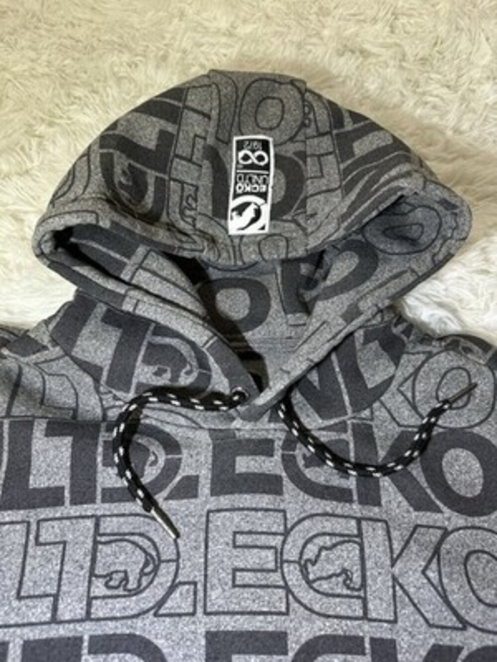 Ecko Unltd All Over Logo Hoodie Mens size XL New With Tags! - Picture 3 of 14